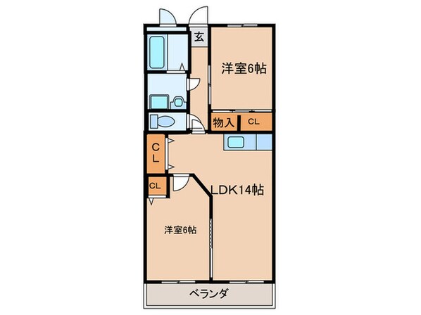 メゾン・ソレイユの物件間取画像